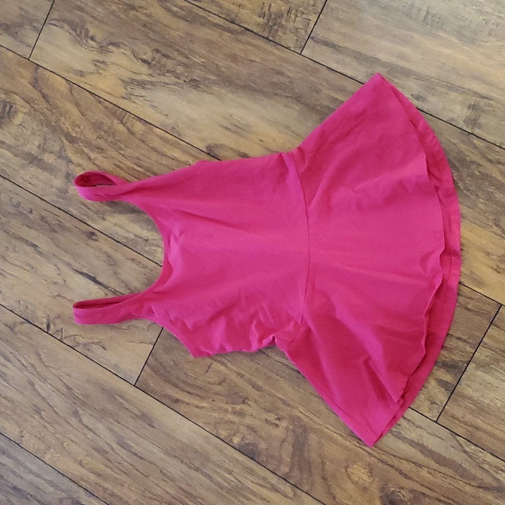 Express Hot Pink Peplum Tank Top Small NWOT